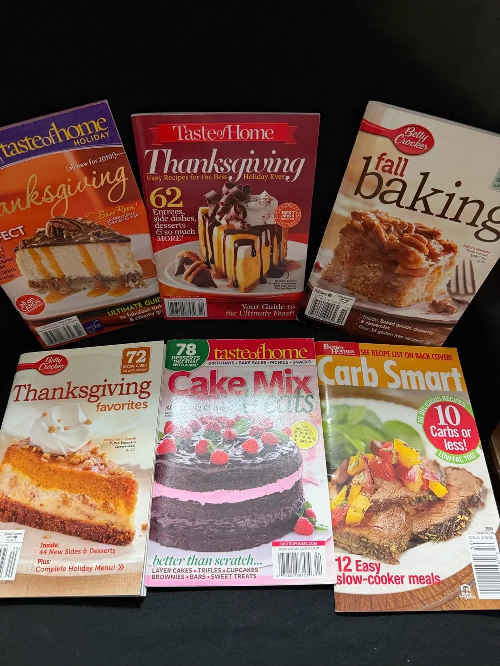 Betty Crocker/ Taste of Home Assorted Cookbook Collection